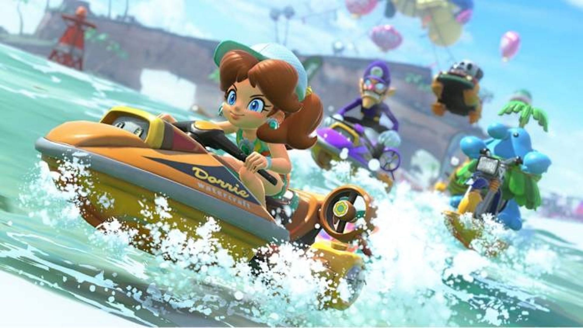 The Grand Prix mode on water (Image via Nintendo)
